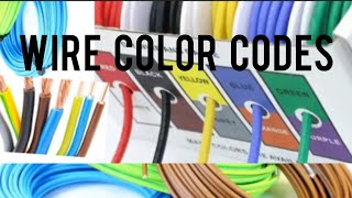 ELECTRICAL WIRING COLOR CODES [upl. by Fanny389]