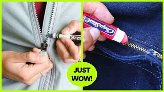 How To Fix A Zipper Stuck On Fabric Quick amp Easy Tips [upl. by Dachy10]