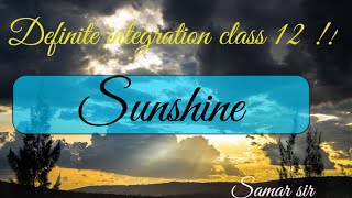 definite integration class 12  integration integrationguide definiteintegrals [upl. by Ehcor]