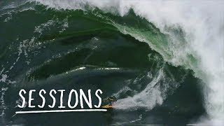 Russell Bierke Battles A Heavy Day At Shipstern Bluff  Sessions [upl. by Beverlie]