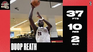 Duop Reath Drops 37 PTS amp 10 REB in FIrstEver Rip City Remix Game [upl. by Tynan]