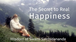 How to Be Happy Sri Swami Satchidananda Integral Yoga [upl. by Aerda]