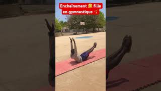 Enchaînement 👧 fille en gymnastique sports gym motivation acrobatics [upl. by Lahsram401]