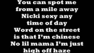 LYRICS  Sticks In My Bun  Nicki Minaj [upl. by Rocco]