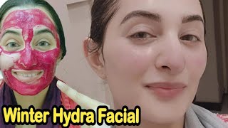 Winter Glowing Hydra Facial Amazing Results Dont take Expensive Facials Just do this [upl. by Kcolttam]