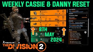 The Division 2 quotWEEKLY CASSIE MENDOZA amp DANNY WEAVER RESET LEVEL 40quot May 8th 2024 [upl. by Daub]