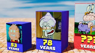 Comparison Oldest SpongeBob Characters [upl. by Nivert405]