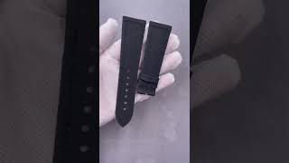 Handmade Flat End Special Rubber RM Velcro Rubber MaterialCustomized Watch Strap [upl. by Yztim]