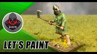 Painting a Footsore Dark Age Irish Warrior [upl. by Avek623]