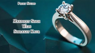 Manpreet Singh With Simranjit Kaur  Ring Ceremony  Preet Studio [upl. by Cassiani]