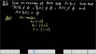 Question  6 Exercise 1E Sets Class 11 RS Aggarwal Book [upl. by Alita]