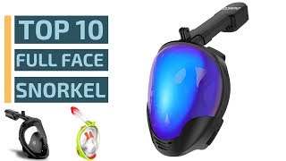 Top 10 Best Full Face Snorkeling Masks of 2019  180° Panoramic View Seaview [upl. by Schubert]