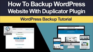 How To Backup WordPress Site Using Duplicator StepByStep Tutorial [upl. by Koeninger]