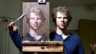 Ewan McClure selfportrait timelapse [upl. by Nessej]