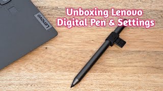 Unboxing and Setting Lenovo Digital Pen [upl. by Ahsikat]