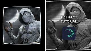 alight motion tv effect tutorial  detdouch [upl. by Lawan]