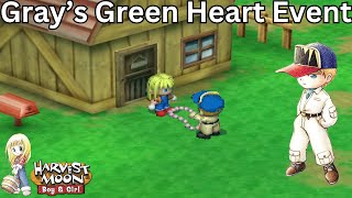 Harvest Moon Back to Nature for Girl  Grays Green Heart Event [upl. by Vasta]