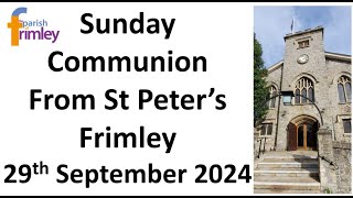 29th September Frimley St Peters [upl. by Akerehs]