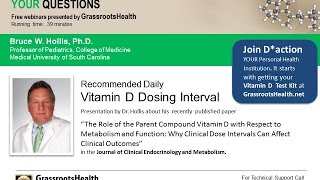 Dr Bruce Hollis  Vitamin D Dosing Interval [upl. by Taveda77]