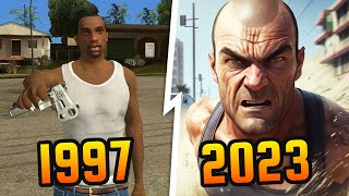 Evolution of Grand Theft Auto 19972023 [upl. by Zarah386]