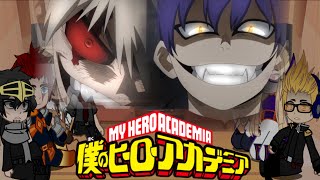 BNHA past PRO heroes react to Bakugou vs Serpenter Twins  Emi Hani [upl. by Ecirpak636]