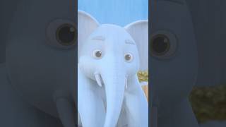 Four Big Fat Elephant Poem चार मोटा हाथी shorts hindirhymes educational youtubeshorts [upl. by Avat]