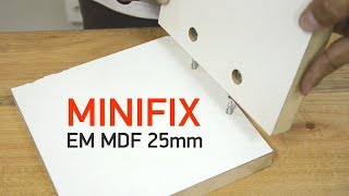 GABARITO PARA MINIFIX MDF DE 25mm  ZINNI® [upl. by Aprilette987]