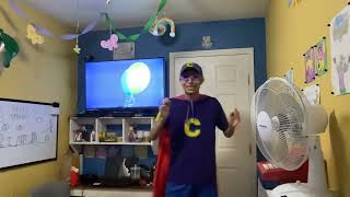 Super Chuck E Dances to Yo Gabba Gabba  Balloons By The Postmarks From Love [upl. by Dranek202]