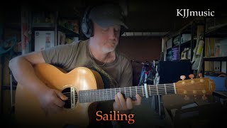 Sailing  Rod Stewart  fingerstyle guitar with tabs [upl. by Coulson402]