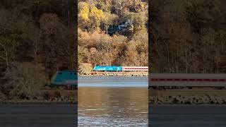 Metro North 201 Conrail shoving down east to Grand Central [upl. by Cherye]