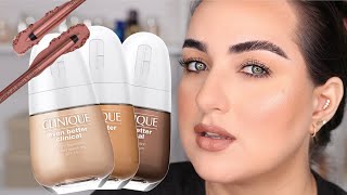 New Clinique Even Better Clinical Serum Foundation amp Natasha Denona Lip Liners Review [upl. by Furtek916]