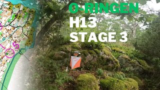 ORINGEN 2024 STAGE 3 Headcam Orienteering H13 Långdistans 41 km [upl. by Leveridge2]