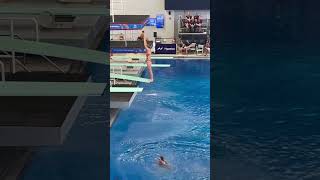 2024 USA Diving Junior Nationals 3m Springboard Prelims Dive 1 403b diving usadiving [upl. by Rephotsirhc]