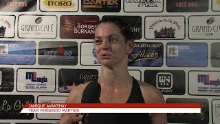 Kickboxing Janique Avanthay est remontée sur le ring à Martigny [upl. by Airret]