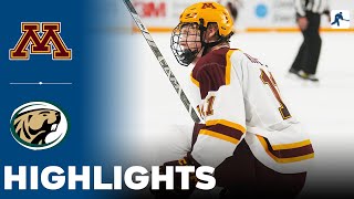 Minnesota vs Bemidji State  NCAA College Hockey  Highlights  November 14 2024 [upl. by Jamnes]