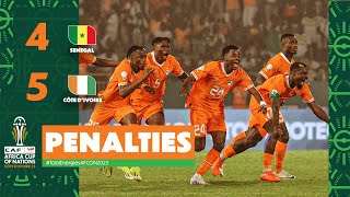 Senegal 🆚 Cote d’Ivoire Penalty Kicks  TotalEnergiesAFCON2023 [upl. by Ylrebma358]