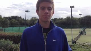 Borna Coric talks plans for the end of 2012 [upl. by Notlem]