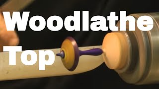 Woodturning a Top on a Wood Lathe [upl. by Neel]