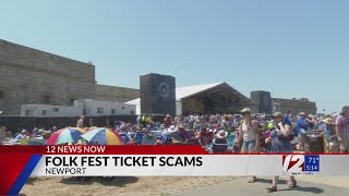 Newport Folk Fest warns against ticket scams [upl. by Karole]