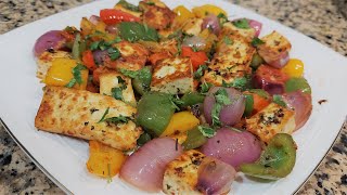 Grilled Paneer Salad for Weight Loss  Cottage cheese salad  Tastes with Suman [upl. by Enahpad]