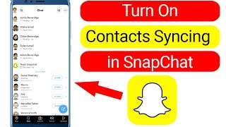 How to Sync Your Contacts on Snapchat App [upl. by Hnad]