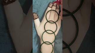 Easy bangles ♥️ mehndi designshortmehdi❤️❤️ [upl. by Airamasor402]