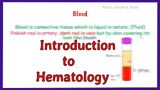 introduction to hematology  what is hematology [upl. by Phelps]