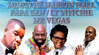 Gospel Mix  lt Stitchie Mr Vegas  Papa San  Marion Hall [upl. by Icyak]