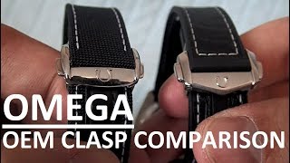 OMEGA Deployant Clasp Comparison Old vs New [upl. by Ennoitna]