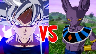 Sparking Zero  Requested match Goku Ultra Istinto vs Beerus [upl. by Hollister]