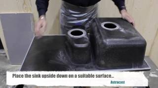 Installing a ROK® Granite Sink [upl. by Mercer]