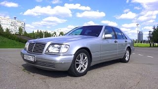 1997 MercedesBenz S300 W140 Test Drive [upl. by Sirromal617]