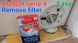 Remove amp Clean filter  BOSCH Serie 4 VarioPerfect EcoSilence Drive [upl. by Thelma]