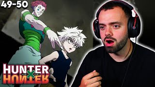 CAUGHT RED HANDED  Hunter x Hunter Episodes 4950 REACTION FIXED [upl. by Guenna]